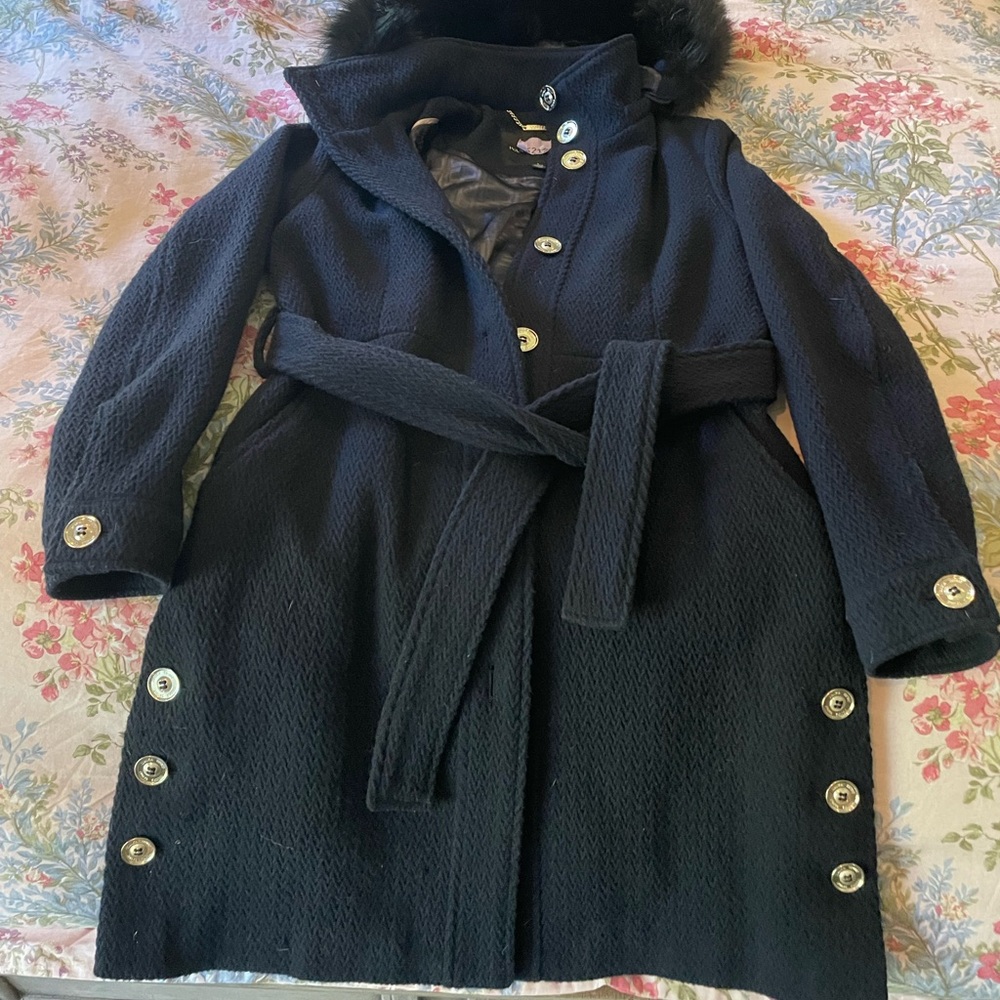 Ivanka Trump Navy military style coat